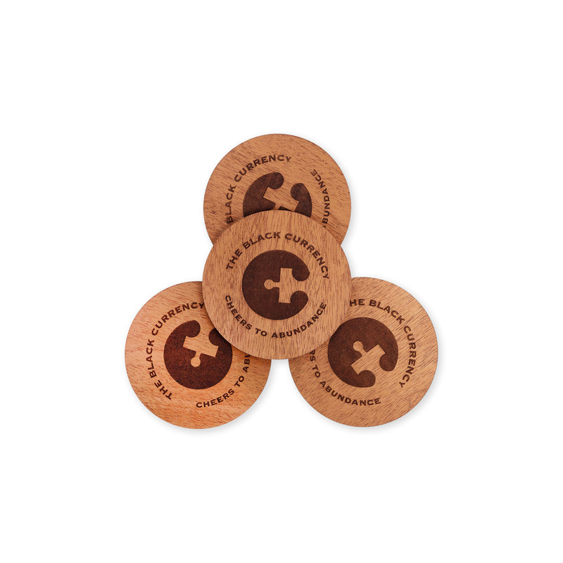 Mahogany Wood Coasters