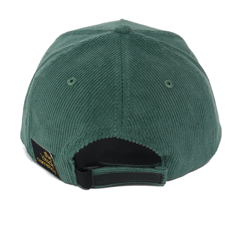 Coin Corduroy Snapback Hat (Currency Green)