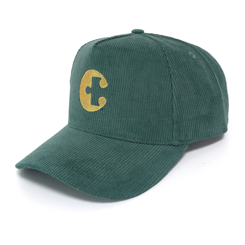 TBC Coin Corduroy Snapback Hat (Currency Green)